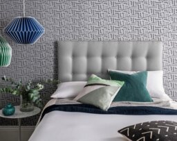 Silentnight Alaro Superking Headboard - Slate Grey - thumbnail 1