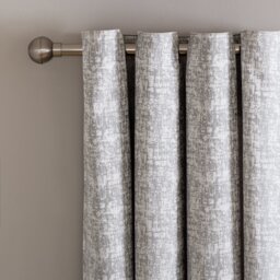Argos Home Textured Jacquard Eyelet Curtains - Grey - 168x229cm - thumbnail 1