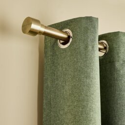 Argos Home Extendable Metal Stud Antique Brass Double Curtain Pole - 165 - 300cm - thumbnail 2