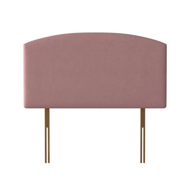 Silentnight Selene 180 Velvet Kingsize Headboard-Dusty Pink - image 1