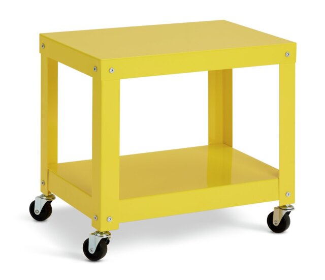 Habitat Archie 2 Tier Bedside Table - Yellow - image 1