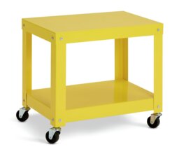 Habitat Archie 2 Tier Bedside Table - Yellow - thumbnail 1