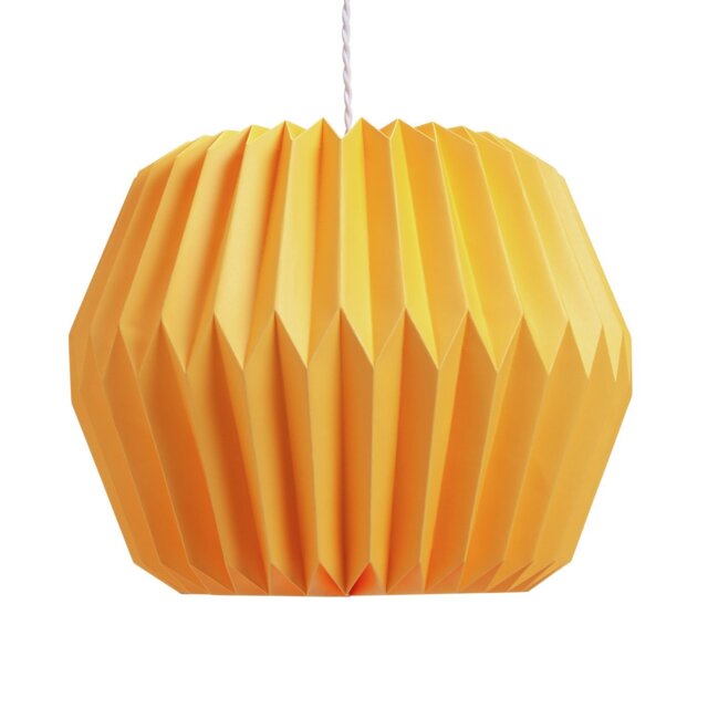 Habitat Kids Yellow Paper Easy Fit Lampshade - 37cm - image 1