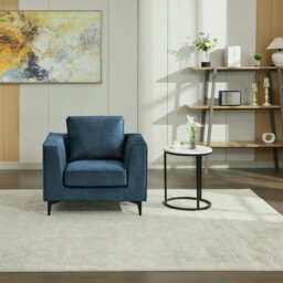 Sofa Source Mora Arm Chair - Blue - thumbnail 2