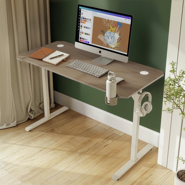X Rocker Alpha Executive Office desk - Oak - image 1