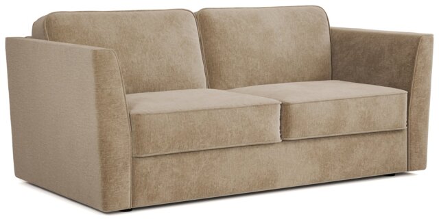 Jay-Be Elegance Fabric 3 Seater Sofa Bed - Stone - image 1