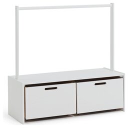 Habitat Kids Rico Rail with Storage Unit - White - thumbnail 2