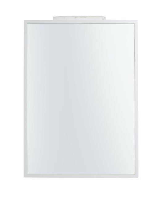 Home Essentials White Wall Mirror - 90x65cm - image 1