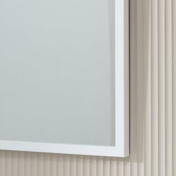 Home Essentials White Wall Mirror - 90x65cm - thumbnail 2