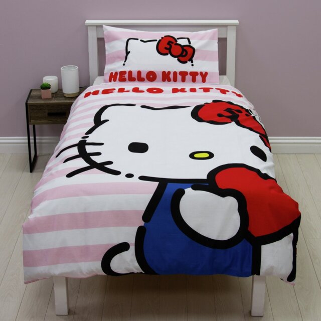 Hello Kitty Pink Kids Bedding Set - Single - image 1