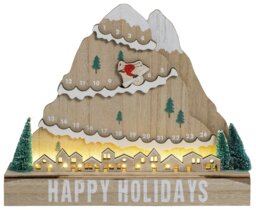 Argos Home Skiing Countdown Christmas Advent Calendar - thumbnail 1