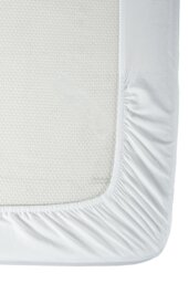 Habitat Cotton 200TC White Extra Deep Fitted Sheet - Double - thumbnail 2