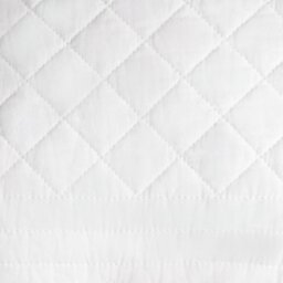 Argos Home Scallop Country Bed Cushion - White - 50x50cm - thumbnail 2