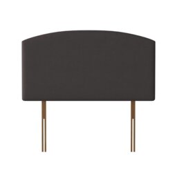 Silentnight Selene 135 Woven Double Bed Headboard - Charcoal - thumbnail 1