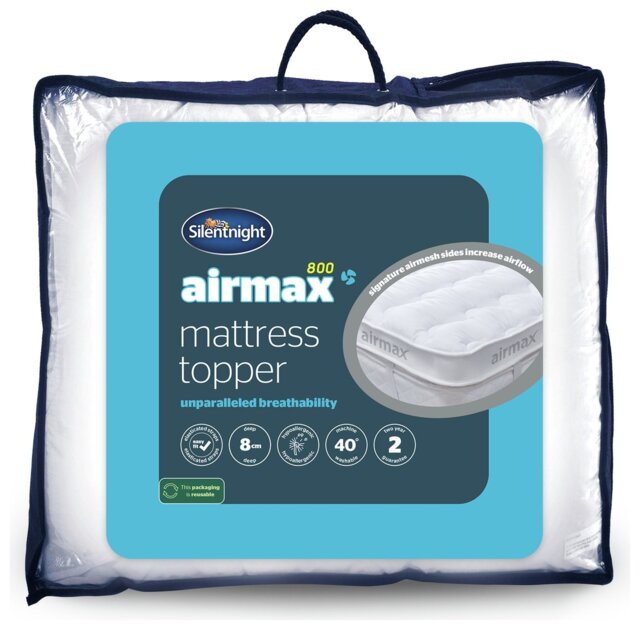 Silentnight Airmax 8cm Mattress Topper -Double - image 1