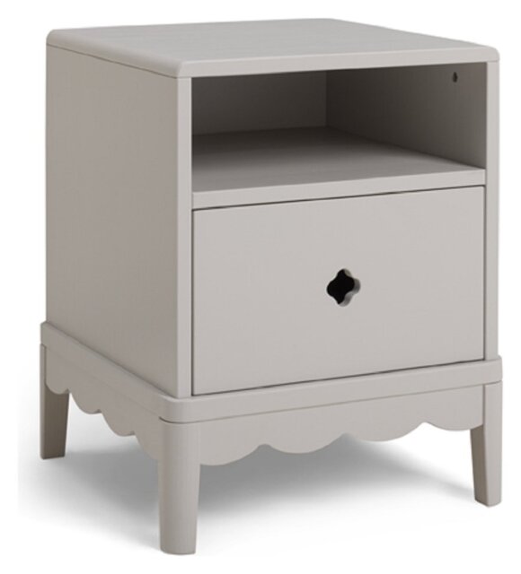 Habitat Kids Serena Bedside Table - Light Grey - image 1