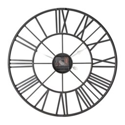Argos Home Large Numerical Wall Clock - Black - thumbnail 2