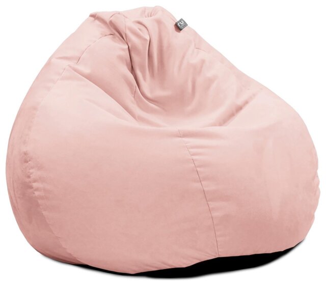rucomfy Velvet Slouchbag Bean Bag - Blush Pink - image 1