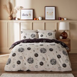 Silentnight Supersoft Mono Pumpkin Bedding Set - Single - thumbnail 1