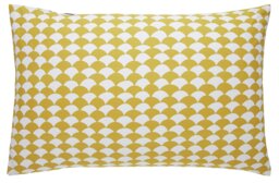 Habitat Scallop Cotton Standard Pillowcase Pair - Mustard - thumbnail 2