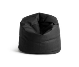 Kaikoo Faux Leather Bean Bag - Black - thumbnail 1