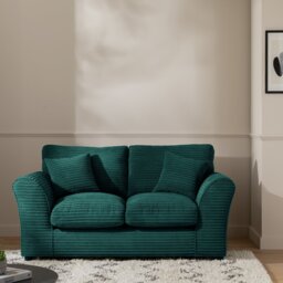 Argos Home Harry Cord 2 Seater Sofa - Teal