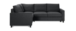 Habitat Seattle Left Hand Storage Corner Sofa Bed - Charcoal