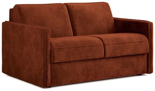 Jay-Be Slim Fabric 2 Seater Sofa Bed - Orange - image 1