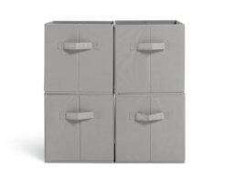 Home Set of 4 Kids Boxes - Grey - thumbnail 2