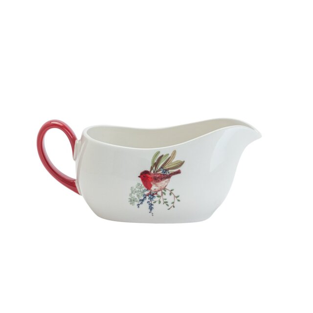 Argos Home Robin Stoneware Gravy Boat - White