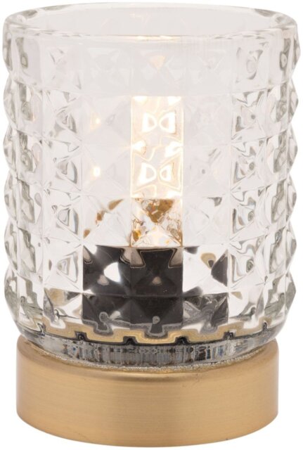 Hestia LED Portable Table Lamp - Gold - image 1