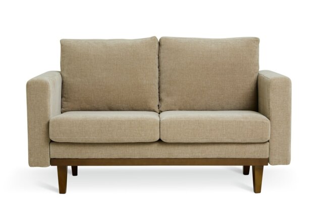 Habitat Della Fabric 2 Seater Sofa - Natural - image 1