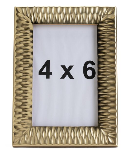 """Habitat Gold Metal Hammered Picture Frame - 4x6"""""""