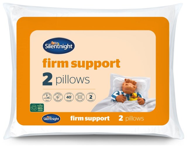 Silentnight Firm Support Pillow - 2 Pack - image 1