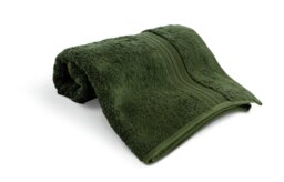 Habitat Egyptian Cotton Hand Towel - Forest Green - thumbnail 1