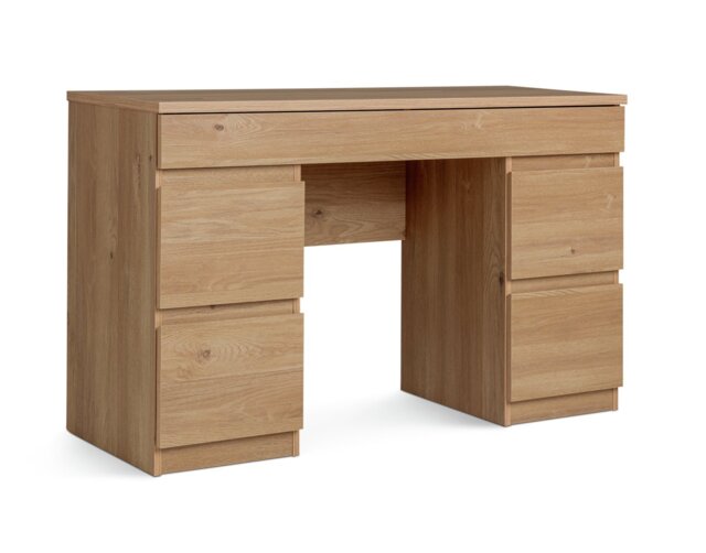 Argos Jenson Double Pedestal Dressing Table - Oak Effect