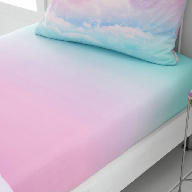 Catherine Lansfield Ombre Kids Fitted Sheet - Double - image 1