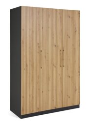 Habitat Hamburg 3 Door Wardrobe - Grey & Oak