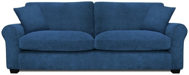 Argos Home Taylor Fabric 4 Seater Sofa - Blue - image 1