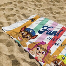 Paw Patrol Beach Towel - Multicoloured - 140X70cm - thumbnail 2