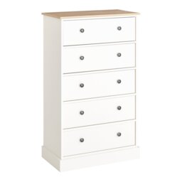 Argos Home Kensington 5 Drawer Chest - Ivory