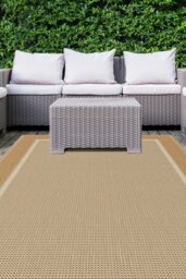 Solstice Latte Indoor Outdoor Rug - 160X230 - Natural - thumbnail 2