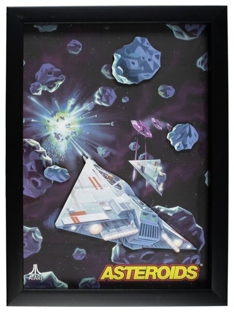 Official Atari 3D Asteroids Collection Wall Art - image 1