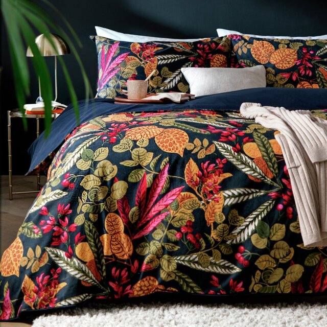 Habitat Cotton Botanical Foliage Bedding Set - Superking - image 1