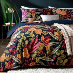 Habitat Cotton Botanical Foliage Bedding Set - Superking