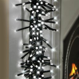 Premier Decorations 2000 White LED Christmas Cluster Lights - thumbnail 2