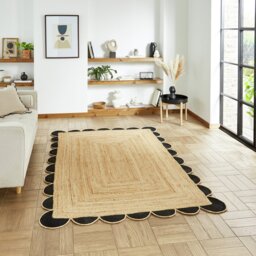 Think Rugs Savannah Natural Jute Flatweave Rug - 120x170 cm - thumbnail 1