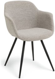 Habitat Noella Fabric Dining Chair - Natural - thumbnail 1