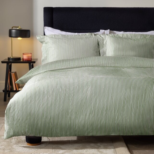 Habitat Cotton Stripe Oxford Edge Bedding Set - Toddler - image 1
