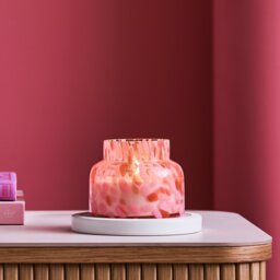 Habitat Confetti Small Glass Candle - Pink Jasmine & Amber - thumbnail 1